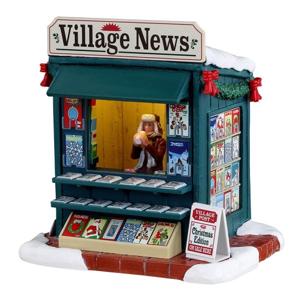 DIFETTOSO Edicola Good News Day H 11 cm Lemax - 34088