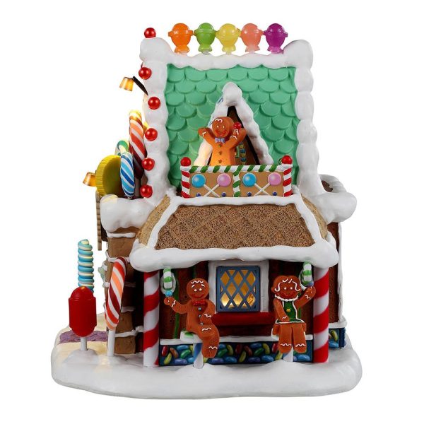 Negozio di Lecca Lecca The Lollipop Shop H 19 cm Edificio Illuminato Lemax - 25950 - immagine 2