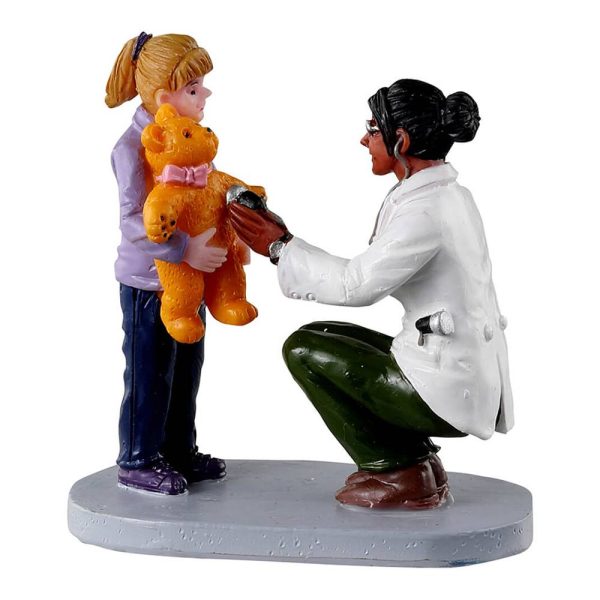 Dottoressa Peluche Teddy Bear Checkup H 6 cm Personaggio Lemax - 32209