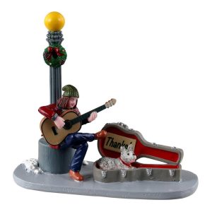 Artista di Strada Downtown Busker H 9 cm Personaggio Lemax - 32208