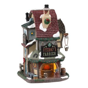Bottega del Maniscalco Fitzroy's Farrier H 18 cm Edificio Illuminato Lemax - 35068