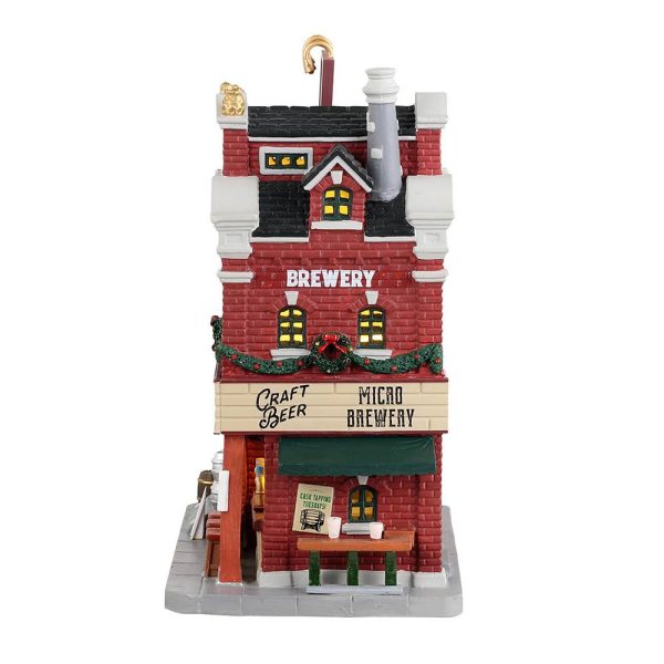 Birreria Derby & Sons Brewing Co. H 22 cm Edificio Illuminato Lemax - 35034 - immagine 2