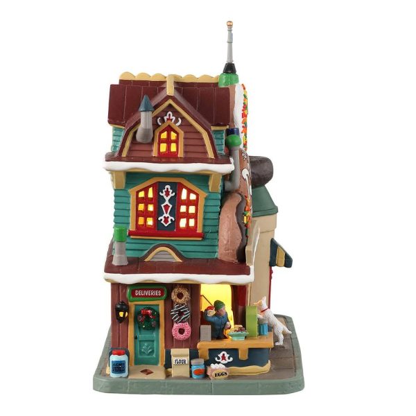 Negozio di Ciambelle Danny's Donuts & Coffee H 20 cm Edificio Illuminato Lemax - 35031 - immagine 2