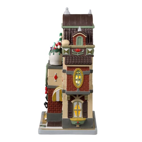 Negozio di Scarpe in Legno St. Nick's Wooden Shoe Shop H 20 cm Edificio Illuminato Lemax - 35069 - immagine 2
