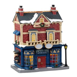 Ottico della Città Simpson & Sons Opticians H 21 cm Edificio Illuminato Lemax - 35059