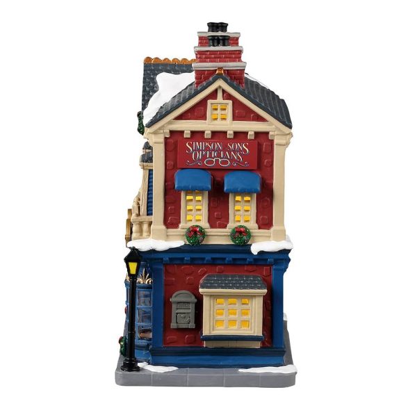 Ottico della Città Simpson & Sons Opticians H 21 cm Edificio Illuminato Lemax - 35059 - immagine 2