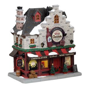 Enoteca Carmella's Wine And Chocolate Tasting Room H 18 cm Edificio Illuminato Lemax - 35062