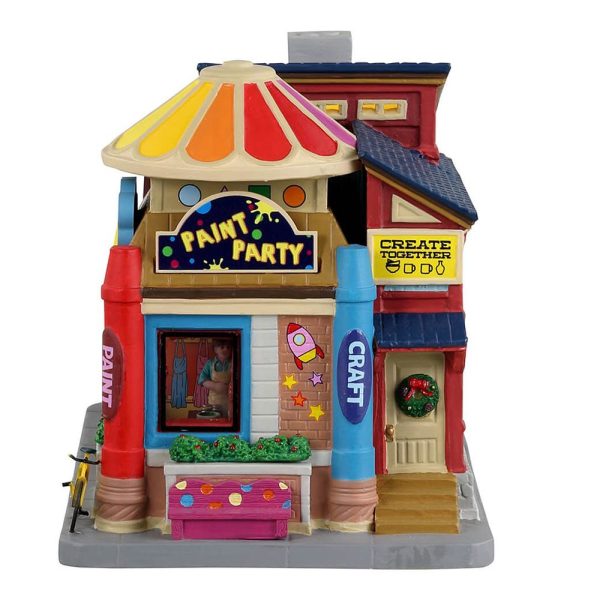 Laboratorio per Bambini Polka Dot's Clubhouse H 16 cm Edificio Illuminato Lemax - 35058 - immagine 2