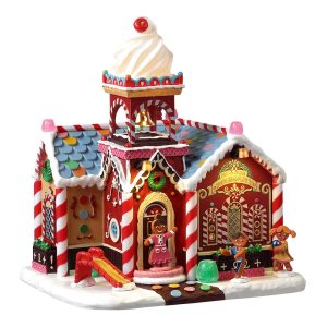 Scuola Elementare Dolciosa Pat-A-Cake Primary H 20 cm Edificio Illuminato Lemax - 25949