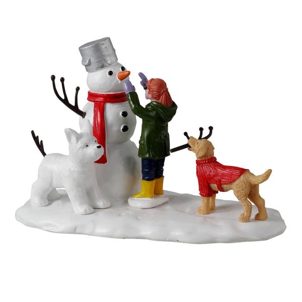 Giochi sulla Neve Doggone Winter Fun H 7 cm Personaggio Lemax - 33634