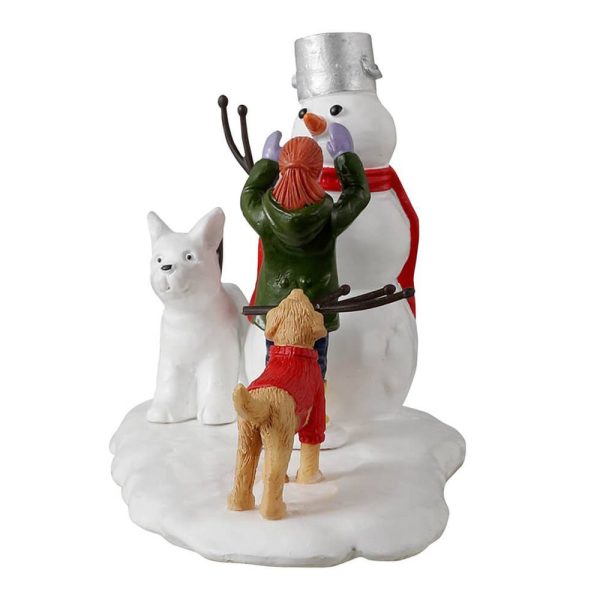 Giochi sulla Neve Doggone Winter Fun H 7 cm Personaggio Lemax - 33634 - immagine 3