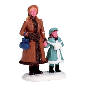 Passeggiata con la Mamma A Day In Town H 7 cm Personaggio Lemax - 72518
