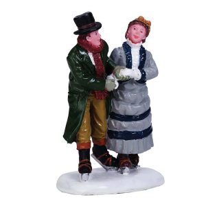 Coppia sui Pattini Winter Romance H 7 cm Personaggio Lemax - 72513