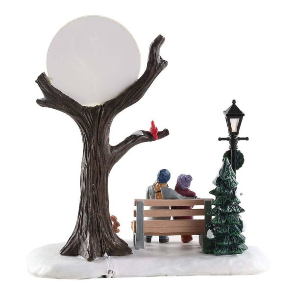 DIFETTOSO Appuntamento sotto la Luna Christmas Moon H 17 cm Lemax - 84359 - immagine 3