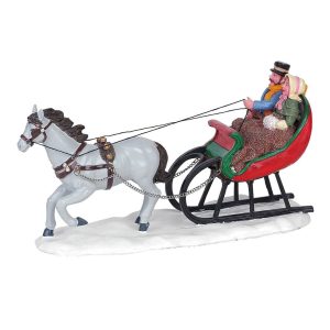 Giro in Slitta Sleigh Ride H 8 cm Lemax - 63571