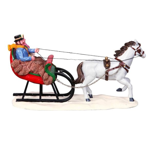 Giro in Slitta Sleigh Ride H 8 cm Lemax - 63571 - immagine 3