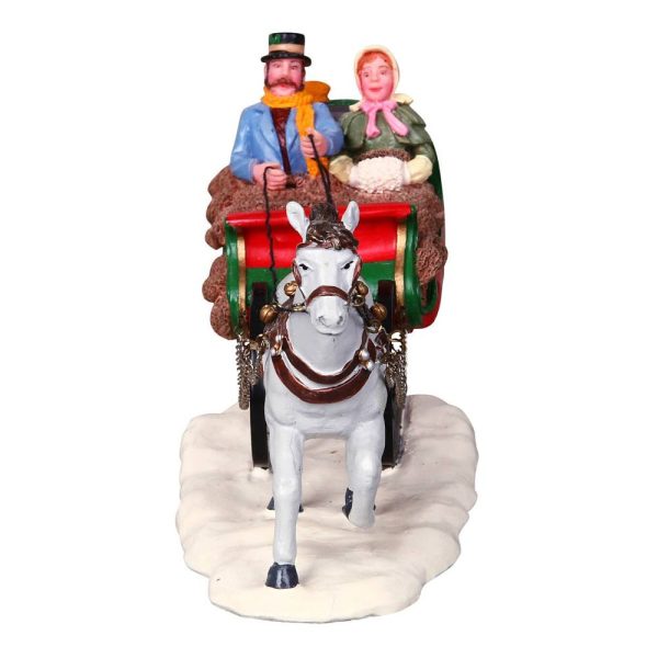 Giro in Slitta Sleigh Ride H 8 cm Lemax - 63571 - immagine 2
