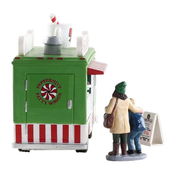 Camioncino di Dolci Peppermint Food Truck H 10 cm, set di 3 Pezzi Lemax - 83364 - immagine 2