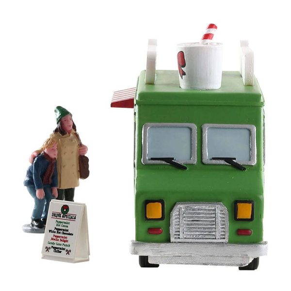 Camioncino di Dolci Peppermint Food Truck H 10 cm, set di 3 Pezzi Lemax - 83364 - immagine 3
