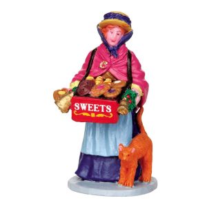 Venditrice Ambulante di Dolci Sweet Seller H 7 cm Personaggio Lemax - 42254
