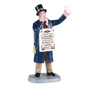 Strillone di Natale Christmas Concert! H 8 cm Personaggio Lemax - 02934