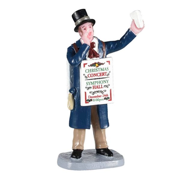 Strillone di Natale Christmas Concert! H 8 cm Personaggio Lemax - 02934