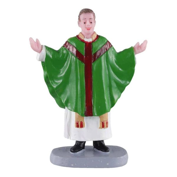 Parroco Parish Priest H 7 cm Personaggio Lemax - 02931
