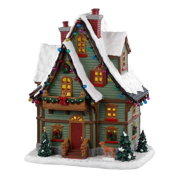 Baita Hide-Away Cabin H 21 cm Edificio Illuminato Lemax - 35049