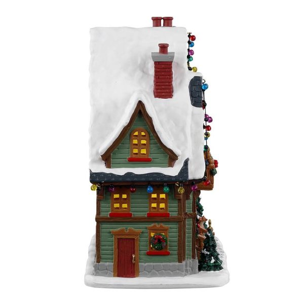 Baita Hide-Away Cabin H 21 cm Edificio Illuminato Lemax - 35049 - immagine 2