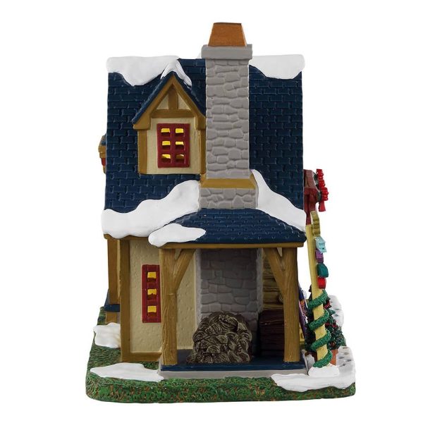 Rifugio Havenwood Lodge H 17 cm Edificio Illuminato Lemax - 35047 - immagine 3