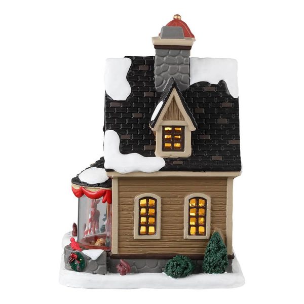 Casa delle Vacanze Here's To The Holidays H 17 cm Edificio Illuminato Lemax - 35029 - immagine 3