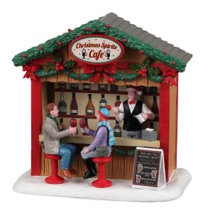 Chiosco di Bevande Calde Christmas Spirits Cafe Bancarella del Mercatino H 13 cm Lemax - 23605