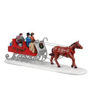 Slitta con Cavalli Victorian Sleigh H 8 cm Lemax - 23589