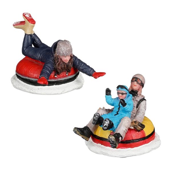 Pomeriggio sui Gommoni da Neve Snow Tubing H 4 cm, set di 2 pezzi Personaggio LuVille - 1142331