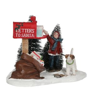 Lettera per Babbo Natale Letters to Santa H 7 cm Personaggio LuVille - 1034035