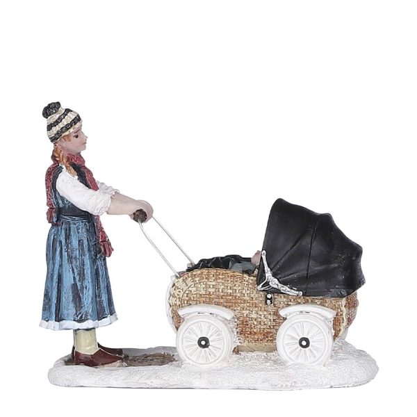 Madre con Passeggino Woman with Pram H 7 cm Personaggio LuVille - 1084808