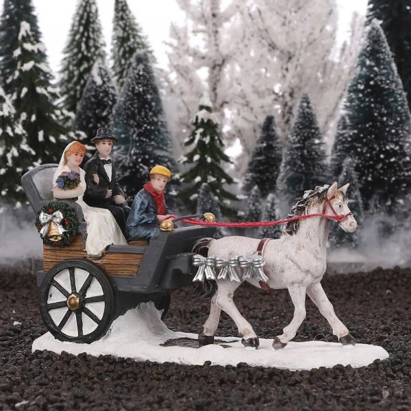 Carrozza degli Sposi Bridal Carriage 15 x H 10 cm LuVille - 1034043 - immagine 2