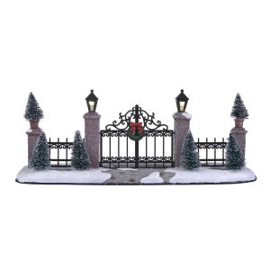 Cancello Lighted Gate 24 x H 9 cm Accessorio Illuminato LuVille - 611192