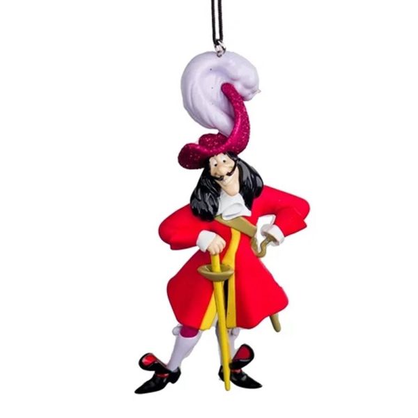 Capitan Uncino Personaggio Peter Pan Disney© Villains in Resina Kurt Adler - H 12 cm - immagine 2