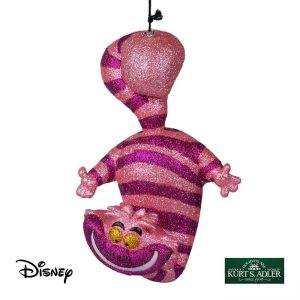 Stregatto Alice nel Paese delle Meraviglie Disney© Classics in Resina Kurt Adler - H 13 cm