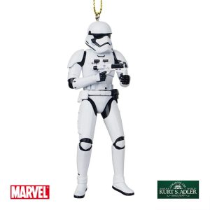 Soldato Storm Trooper Star Wars in Resina Kurt Adler - H 10 cm