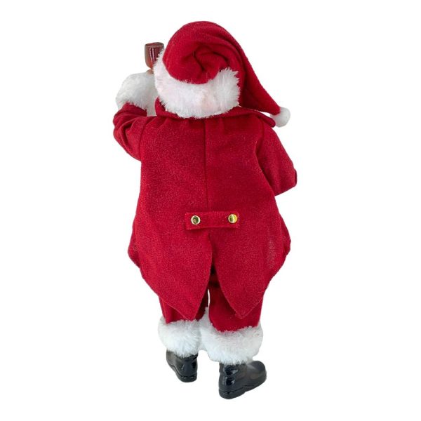 Babbo Natale Sommelier da Collezione - H 28 cm - immagine 3