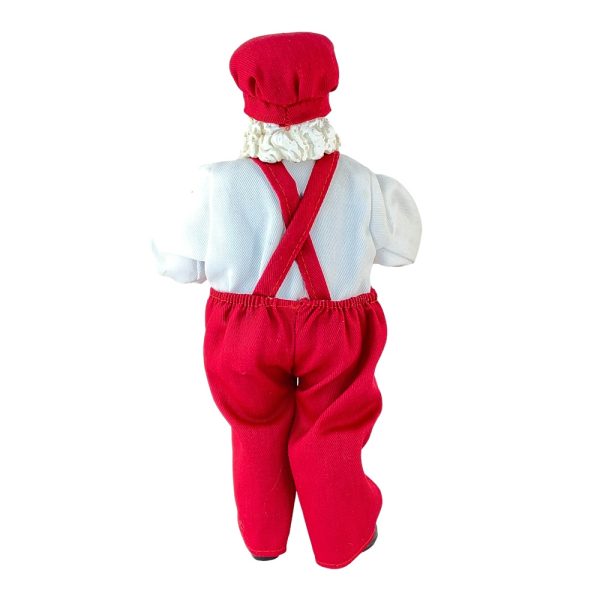Babbo Natale Carpentiere da Collezione - H 28 cm - immagine 3