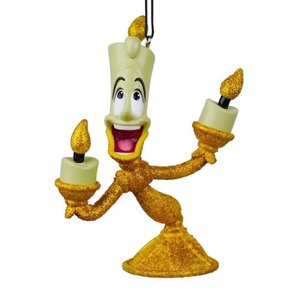Lumière Candelabro La Bella e la Bestia ©Disney Princess in Resina Kurt Adler - H 10 cm - immagine 2
