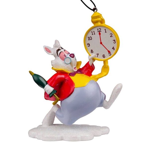 Bianconiglio Personaggio in Resina ©Disney Alice nel Paese delle Meraviglie Kurt Adler - H 12 cm - immagine 2