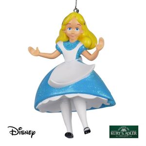Alice Personaggio in Resina ©Disney Alice nel Paese delle Meraviglie Kurt Adler - H 10 cm