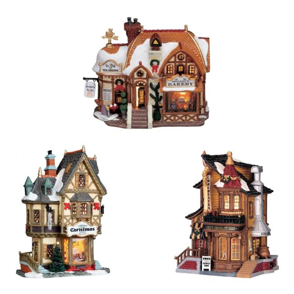 Il mio Primo Lemax, selezione di Edifici Illuminati Best Seller: 35845 Tannenbaum + 35793 Devaney’s + 45052 Lucy’s - immagine 2
