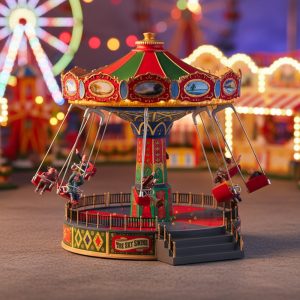 Giostra Altalena The Sky Swing H 27 cm Giostra in Movimento Lemax - 84379