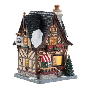Negozio di Regali The Christmas Cubby H 20 cm Edificio Illuminato Lemax - 85387