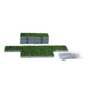 Pavimentazione Erbosa Plaza System (Grass, Square), set di 16 pezzi Accessorio Lemax - 64107